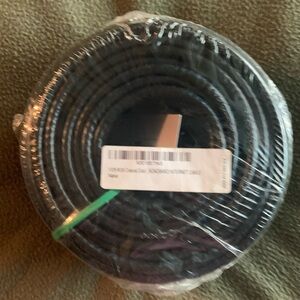 NIP 100ft. RG6 Coaxial Cable. Broadband internet cable. Black
